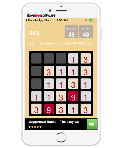 5 free iphone number puzzle games similar to 2048 Android game- 243 game iphone