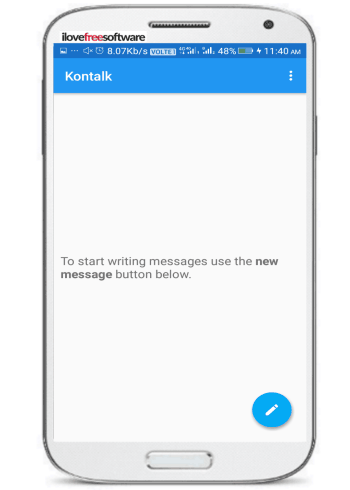 5 free open source messengers for Android to chat securely- kontalk messenger- encrypt messages