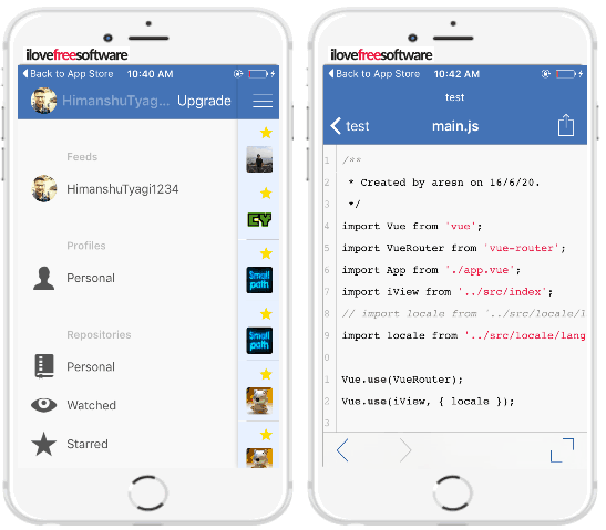 6 free github iphone clients-ioctocat