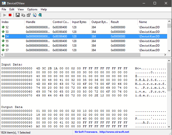 DeviceIOView in action