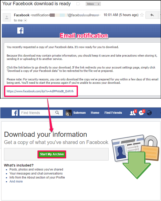 Facebook data access granted