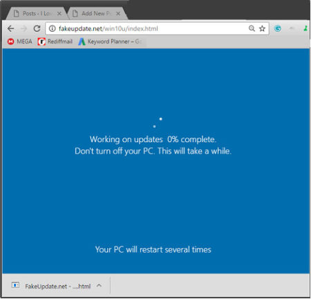 How To Add A Fake Windows Update Screen To Play A Prank