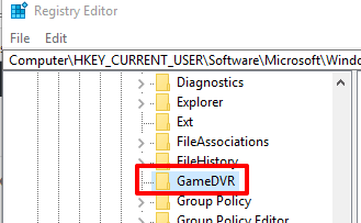 access GameDVR key