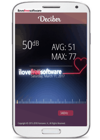 android sound meter app to measure environmental noise- deciber