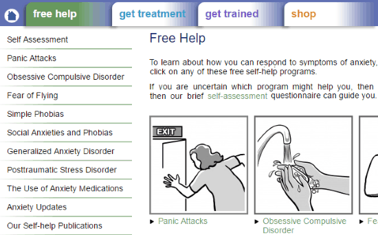 free websites to reduce anxieties disorders- anxieties disorder treatment center