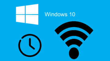 automatically turn on wifi at scheduled time in windows 10