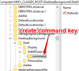 create command key
