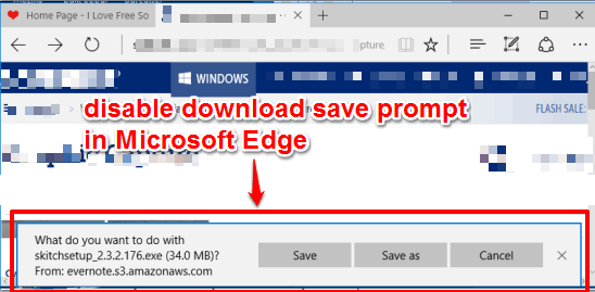 disable download save prompt in microsoft edge