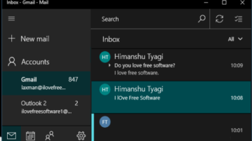 enable dark mode in windows 10 mail app
