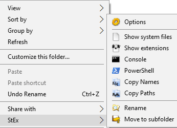 Free Software To Add Extra Options In File Explorer Context Menu