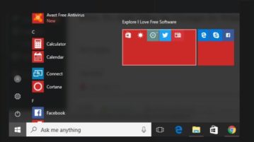how to add tiles in groups in Windows 10 Start menu