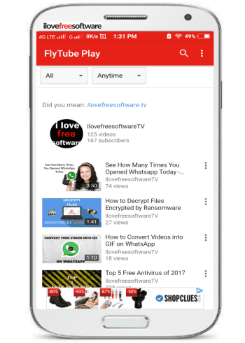 how to watch youtube videos on top of other apps- flytube video