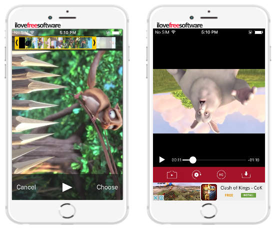 iphone app to rotate videos- rotate video