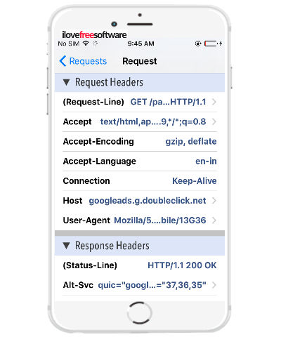 Free iPhone HTTP Sniffer App To Analyze Browser Traffic