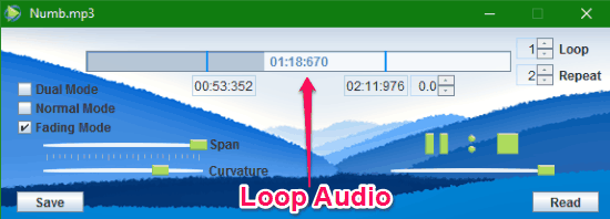 loop audio player