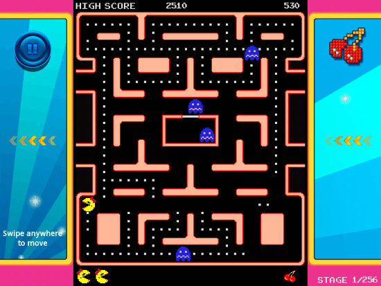 ms pacman ipad pacman game