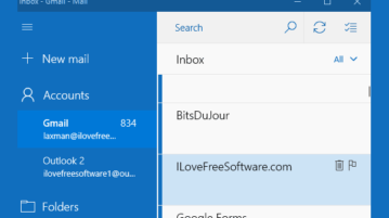 show or hide sender pictures in email list in windows 10 mail app