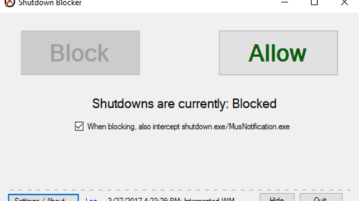 free software to prevent pc shutdown and restart- shutdown blocker
