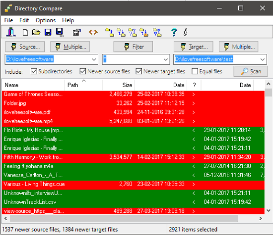 5 Free Software To Compare Folders Between Different PCs