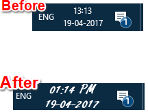 How To Change Font Of System Clock In Windows