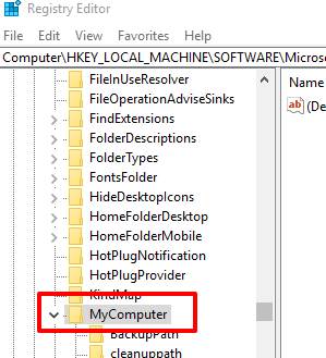 MyComputer key