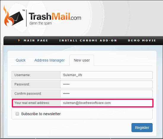 Trash-mail