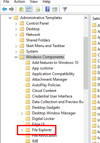 access file explorer folder