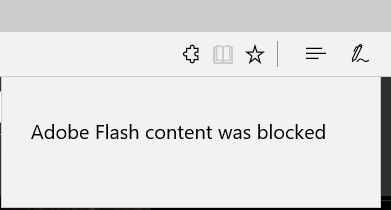 block adobe flash in microsoft edge