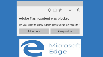 disable adobe flash in micrsosoft edge