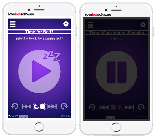 iphone audio podcast app to quickly go to sleep