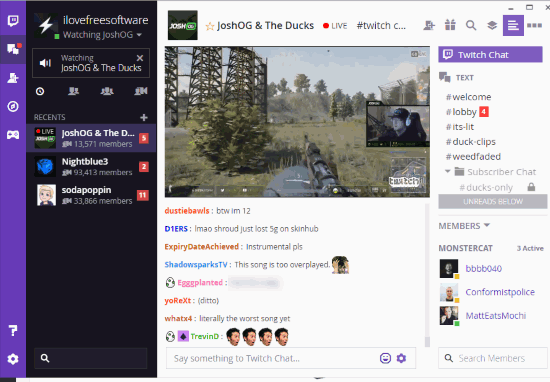 twitch official desktop client