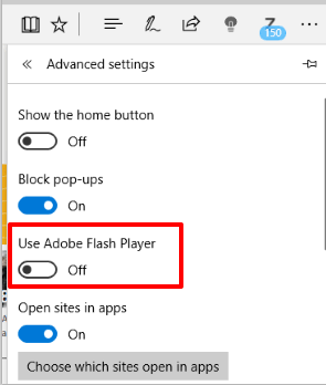 use adobe flash player button