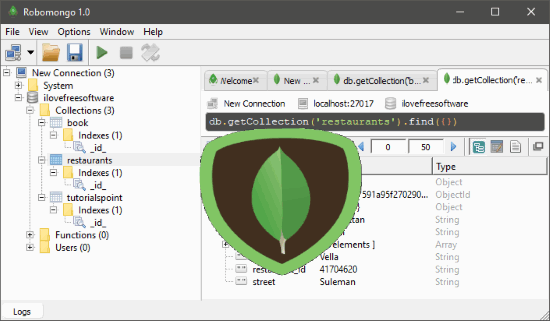 5 Free MongoDB IDE For Windows