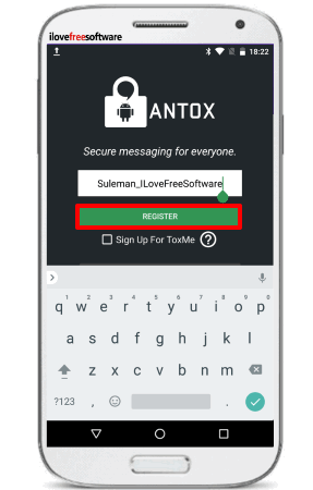 Antox registering