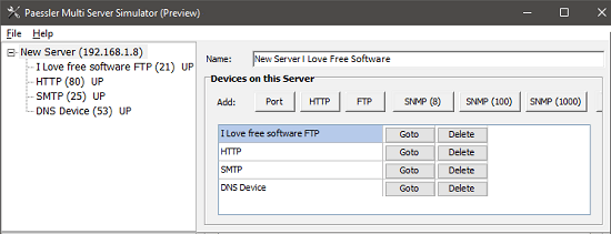 Free Multi Protocol Server Simulator Software For Windows