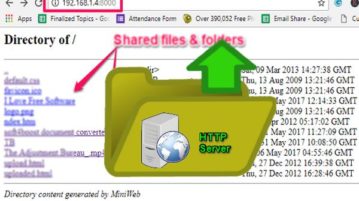 How to Setup an HTTP Server For File Sharing featured