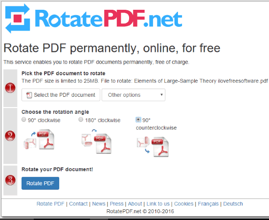 RotatePDF.net service