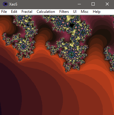 XaoS- free software to generate fractal art