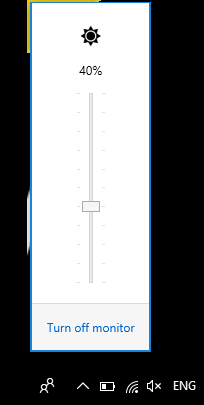 adjust screen brightness from system tray using mouse wheel