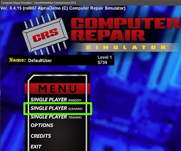 computer repair simulator open