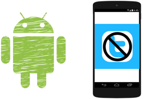 how to block access to twitter android app for specific time range