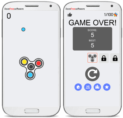 spinny fidget android game