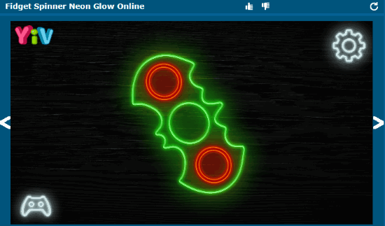 Fidget Spinner Neon Glow Online