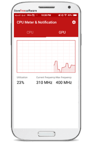 GPU monitor android app