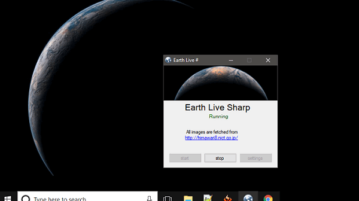 How to Set Live View of Earth as Desktop Wallpaper