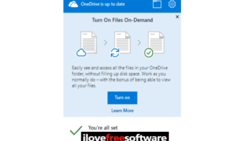 OneDrive files on demand
