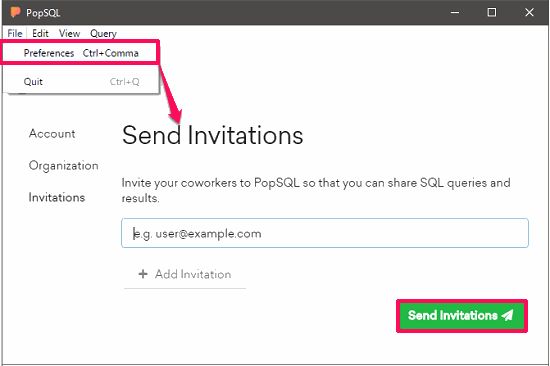 PopSQL invitation