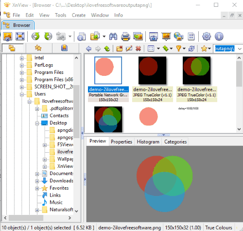 XnView image viewer