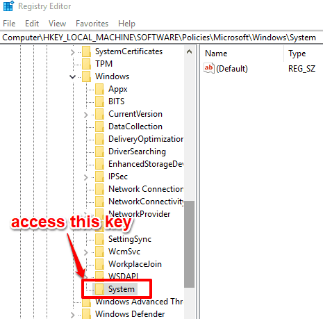 access system key