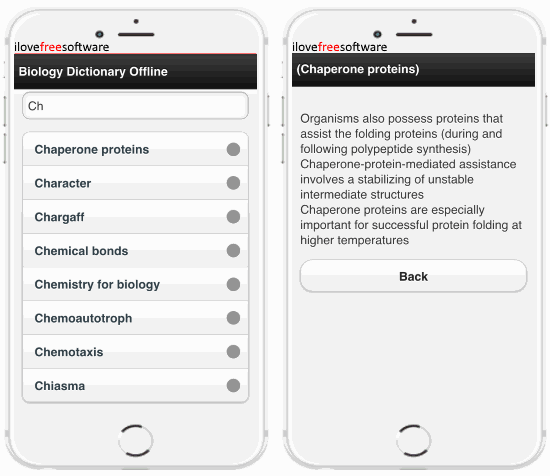 biology dictionary offline